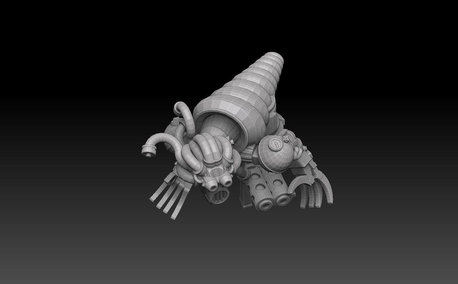 Nautiloid Horror Megapack 3D print model_8