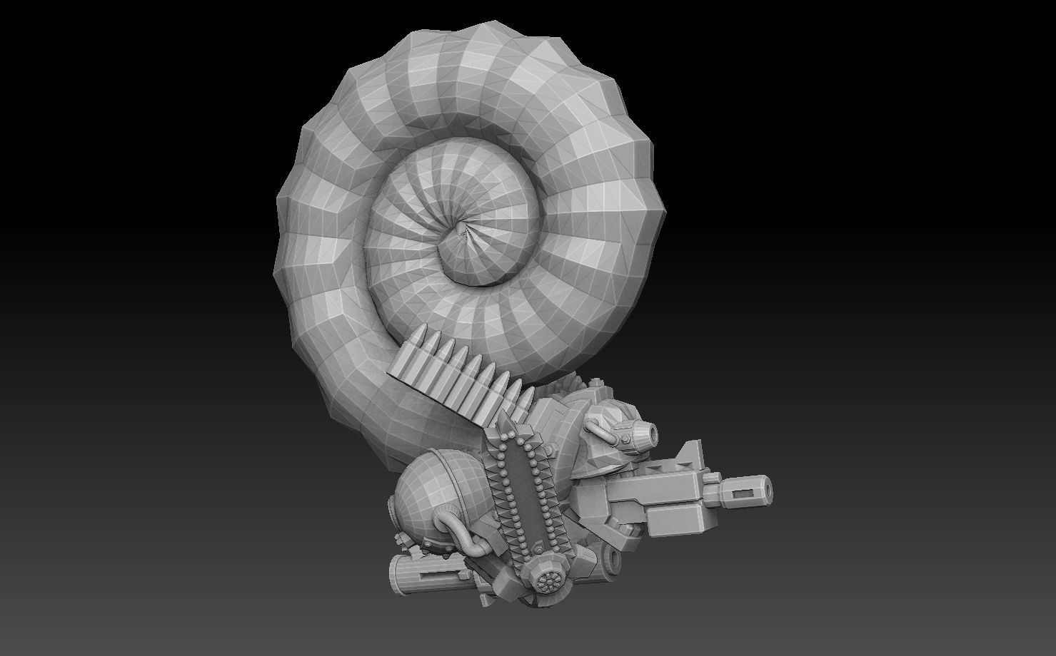 Nautiloid Horror Megapack 3D print model_49