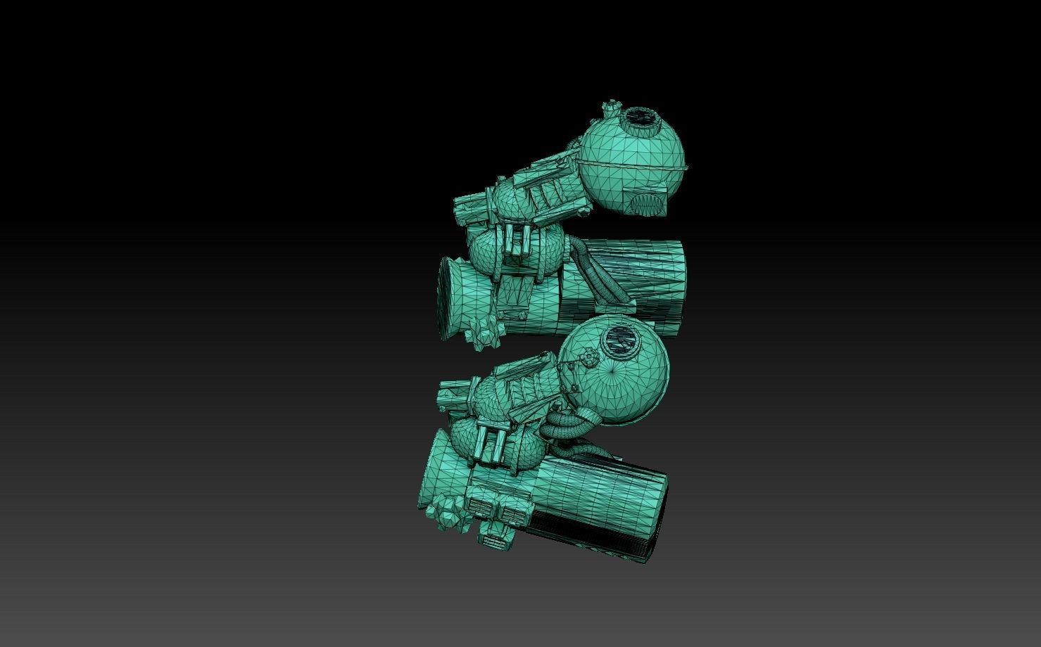 Nautiloid Horror Megapack 3D print model_96