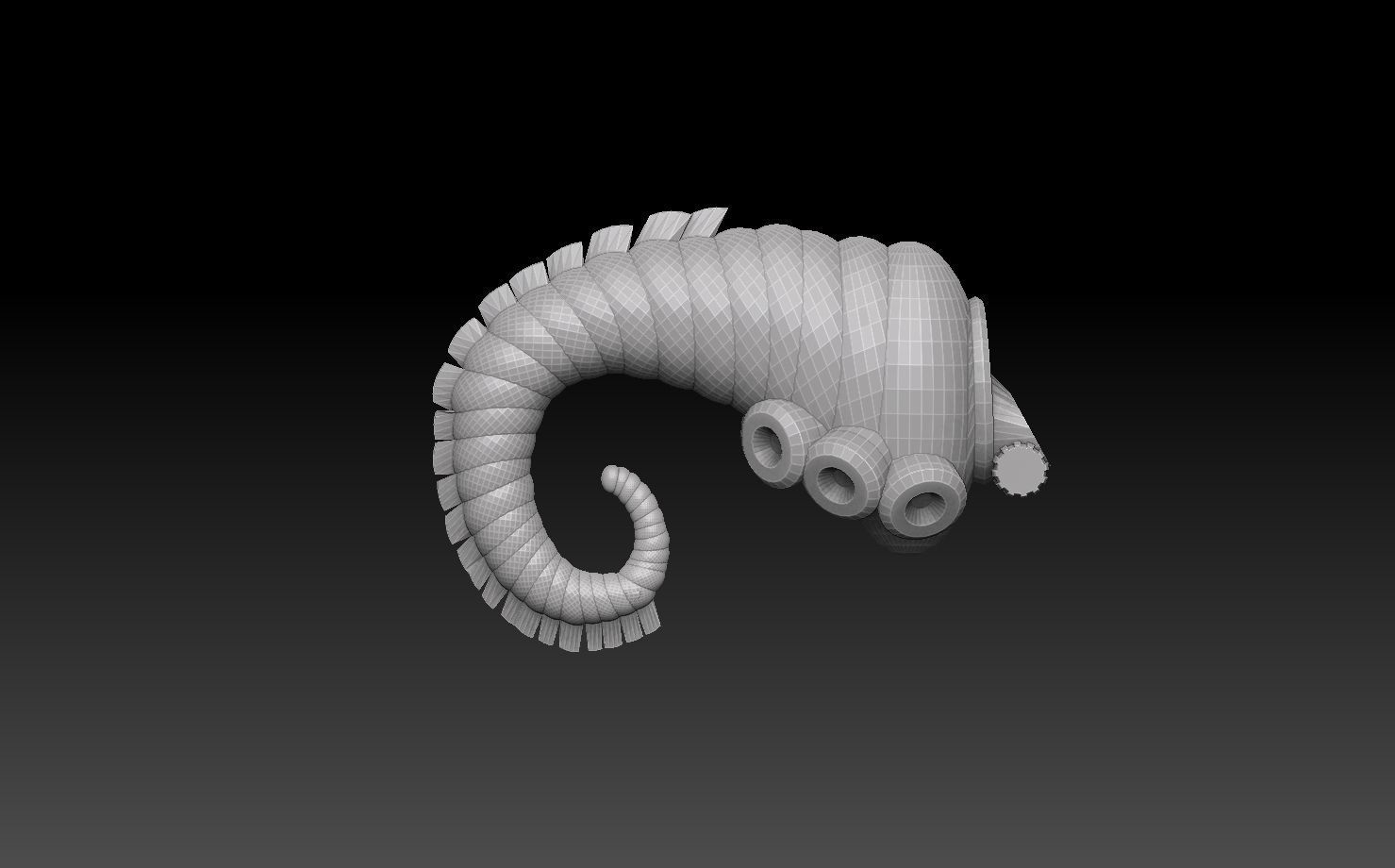 Nautiloid Horror Megapack 3D print model_73