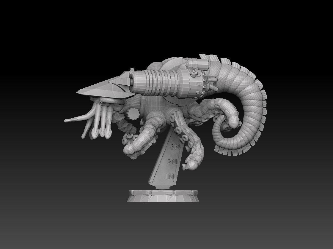 Nautiloid Horror Megapack 3D print model_22