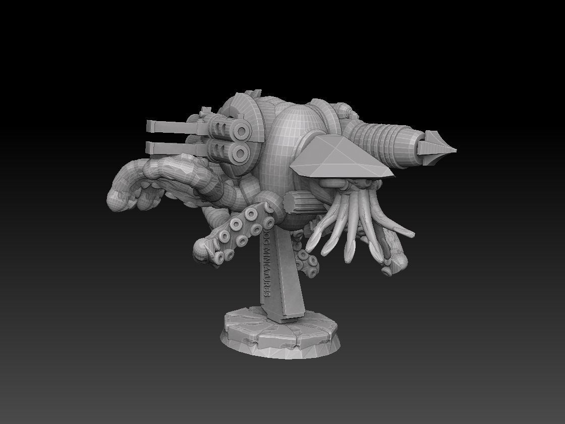 Nautiloid Horror Megapack 3D print model_27