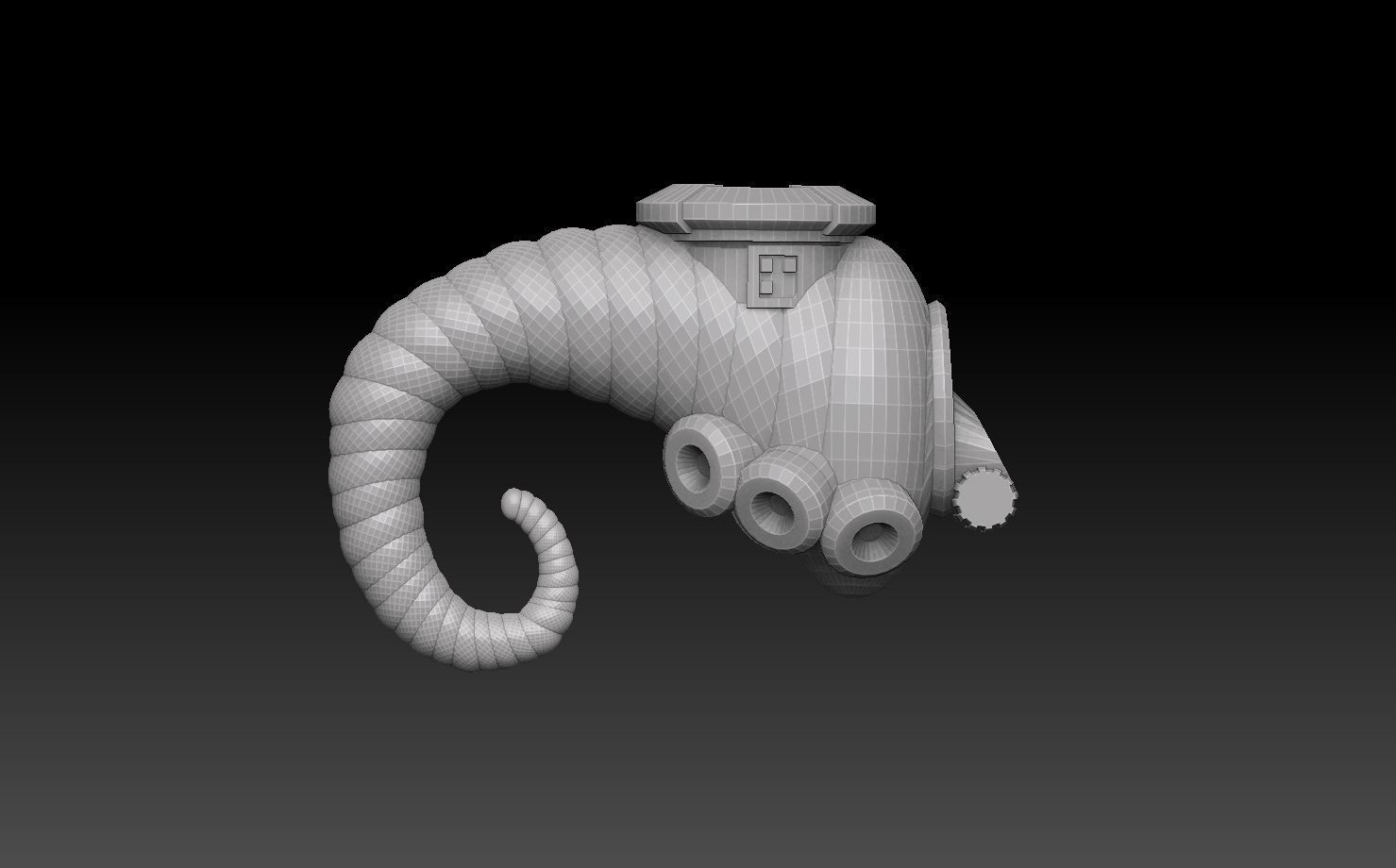 Nautiloid Horror Megapack 3D print model_23