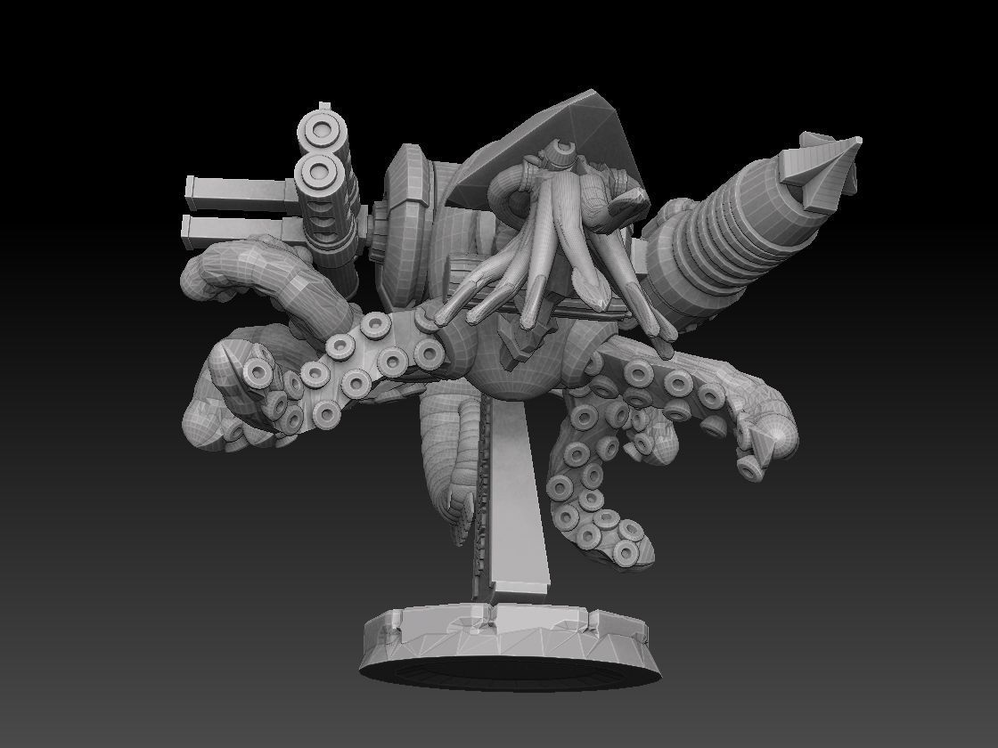 Nautiloid Horror Megapack 3D print model_33