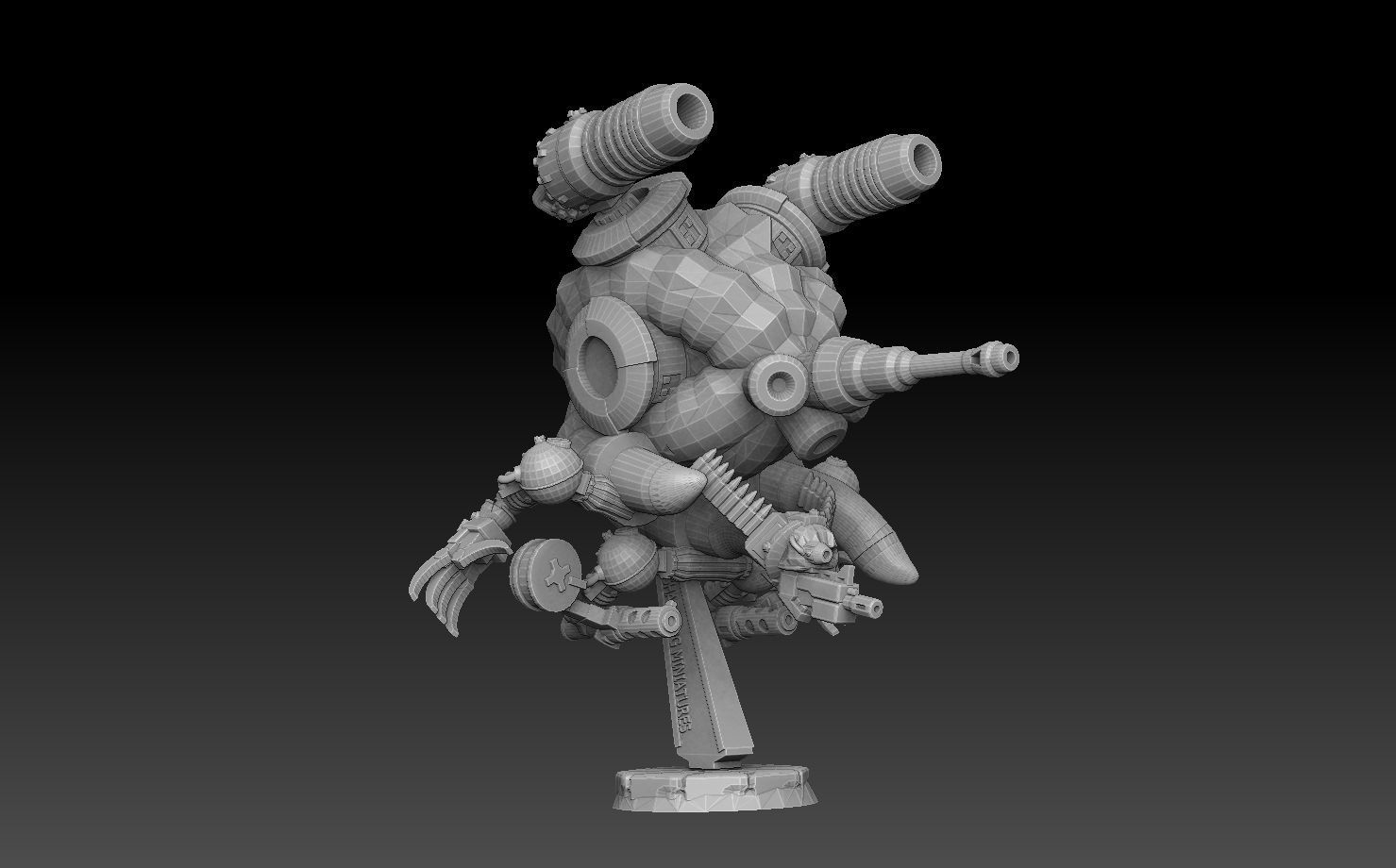 Nautiloid Horror Megapack 3D print model_1