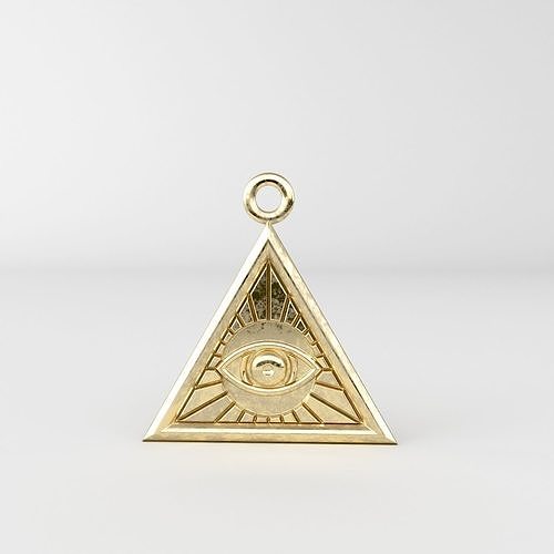 Masonic pendant 07 3D print model