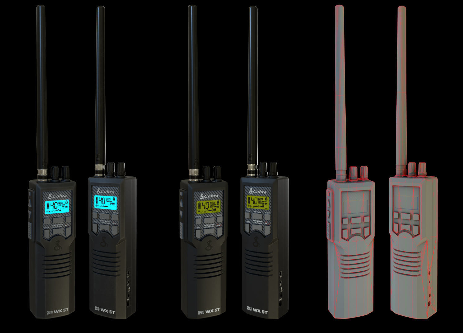 Cobra HH 50 WX ST Low-poly 3D model_3