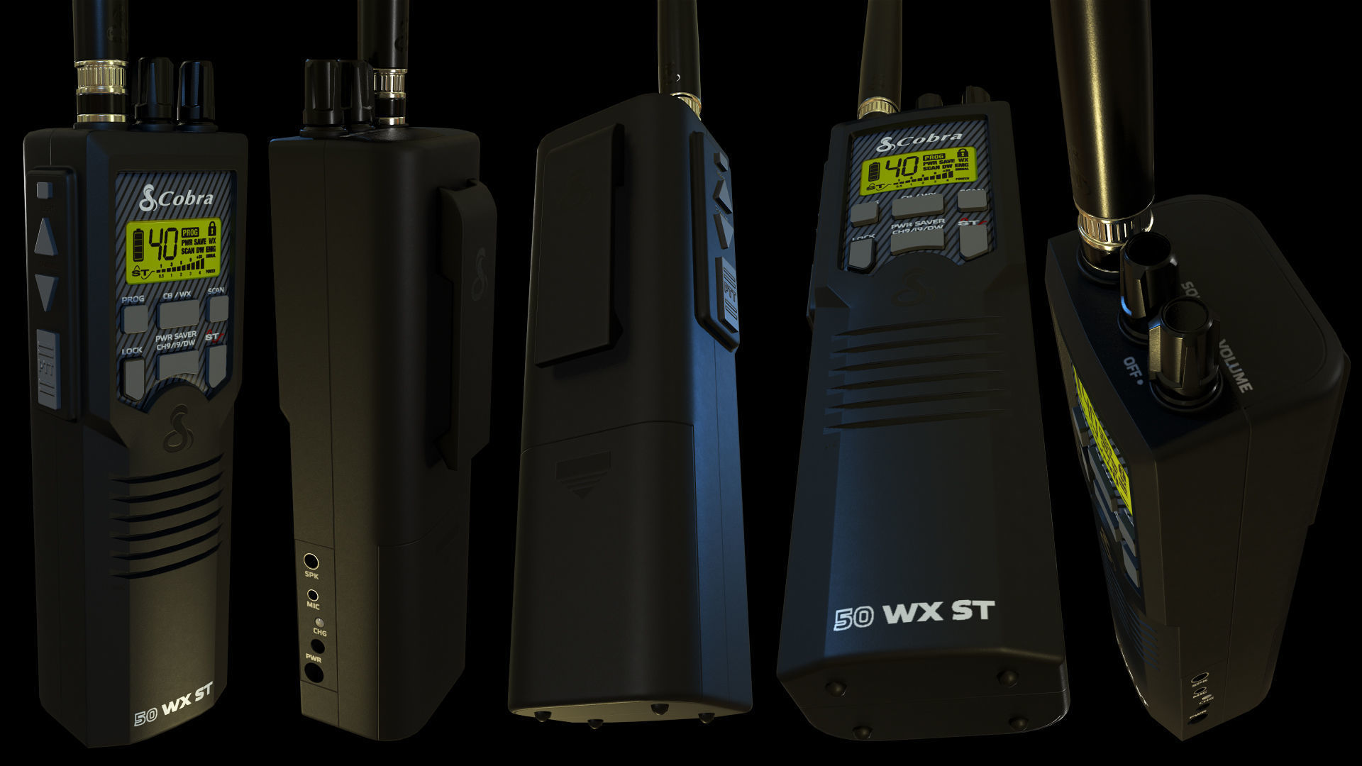 Cobra HH 50 WX ST Low-poly 3D model_2