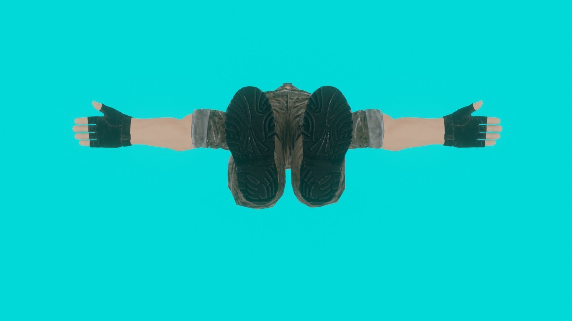 soldier 3d model for game Low-poly 3D model_3