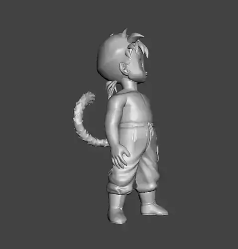 Son Gohan transformation Oozaru 3D Model 3D print model