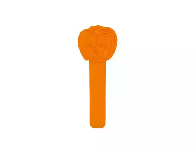Bookmark pumpkin spoon - orange