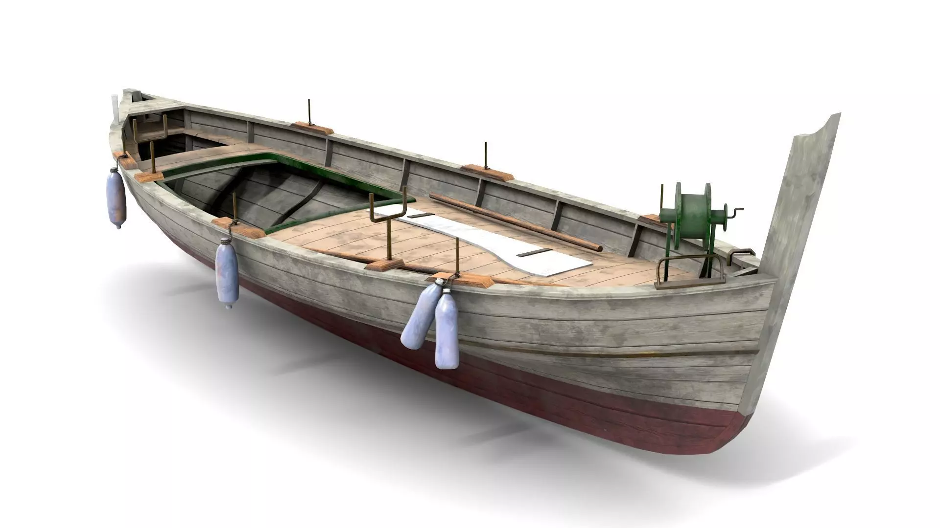 Fishing Boat 06 Low-poly 3D model