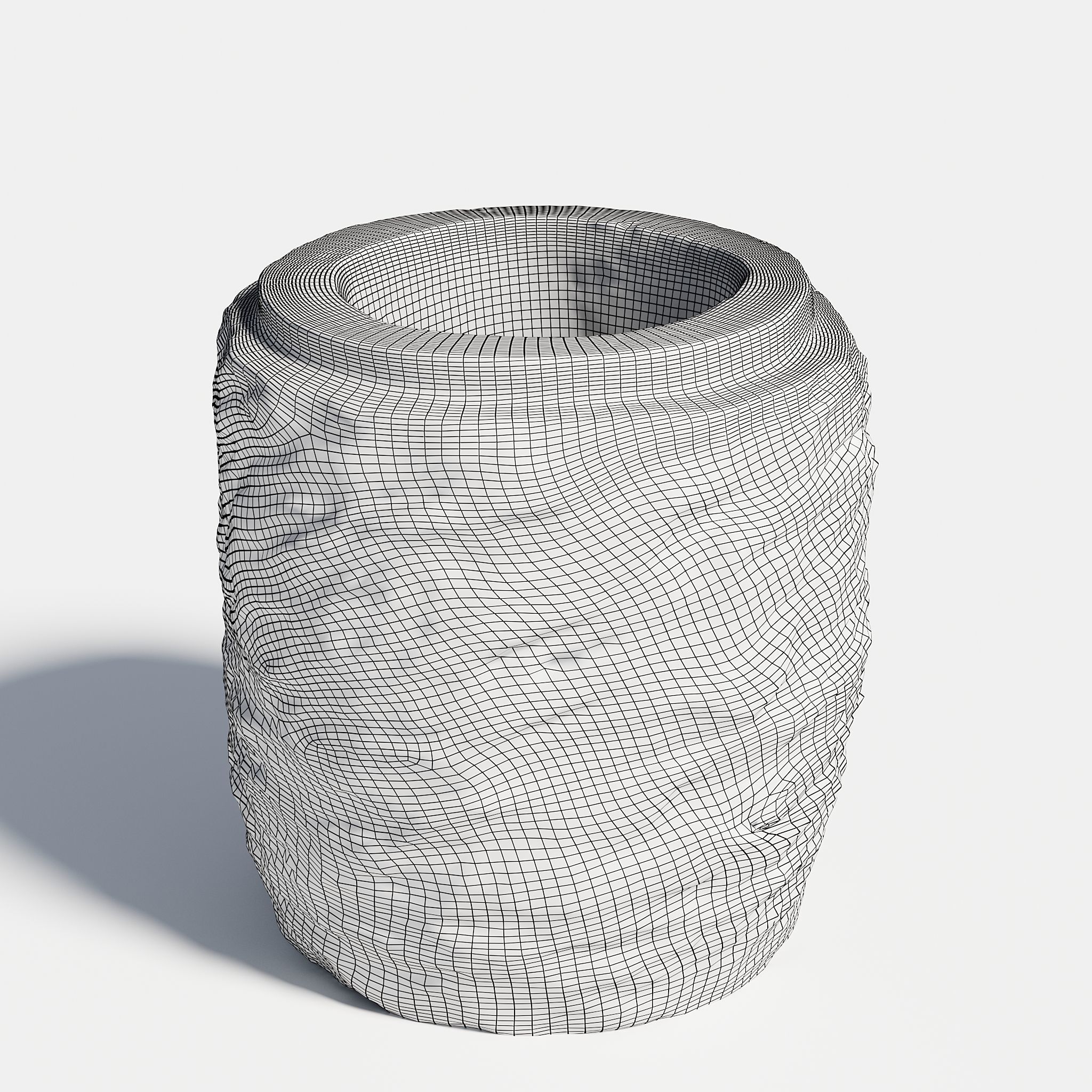 Stone Vase 3D model_2
