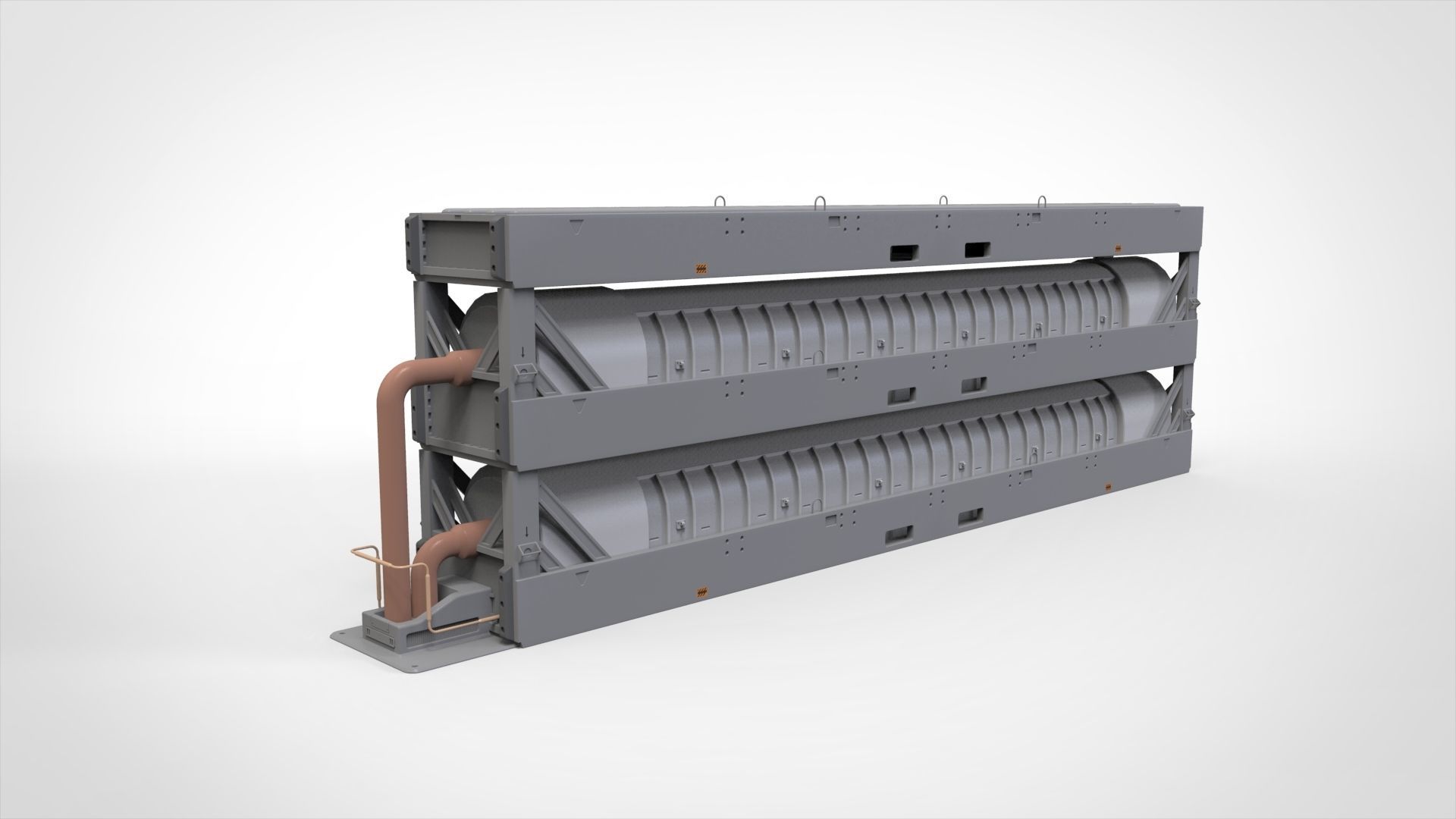 sci-fi Architecture kitbash 31 3D model_9