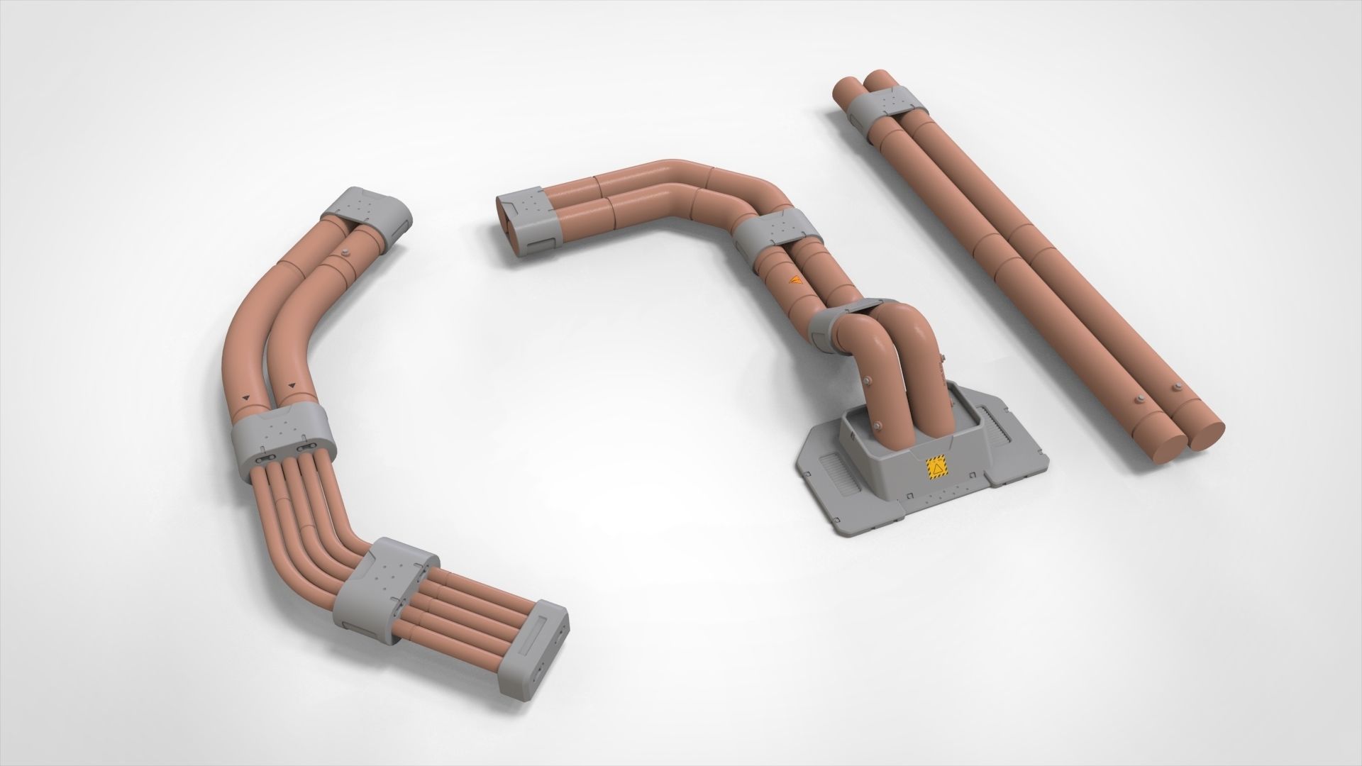 sci-fi Architecture kitbash 31 3D model_18