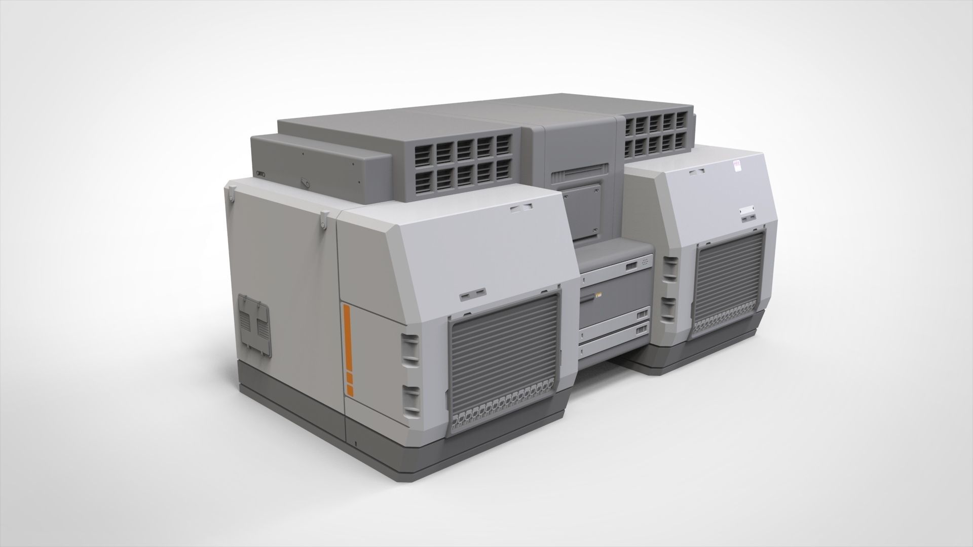 sci-fi Architecture kitbash 31 3D model_14