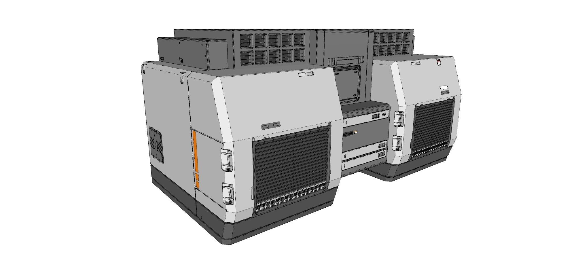 sci-fi Architecture kitbash 31 3D model_22