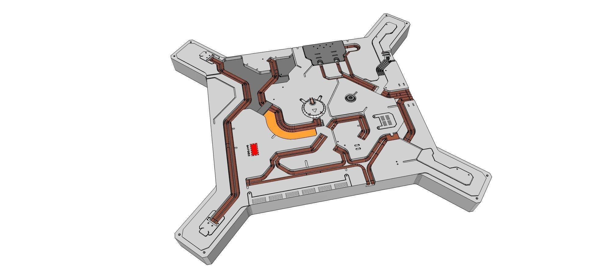 sci-fi Architecture kitbash 31 3D model_25