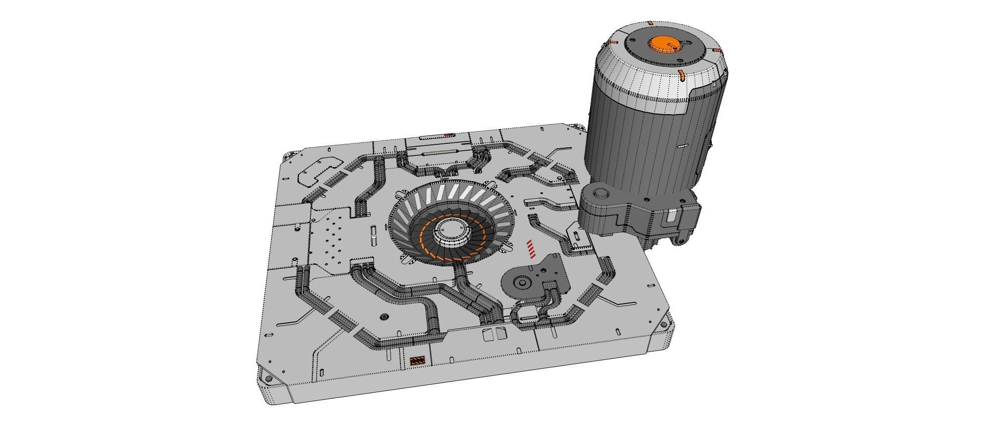 sci-fi Architecture kitbash 31 3D model_20