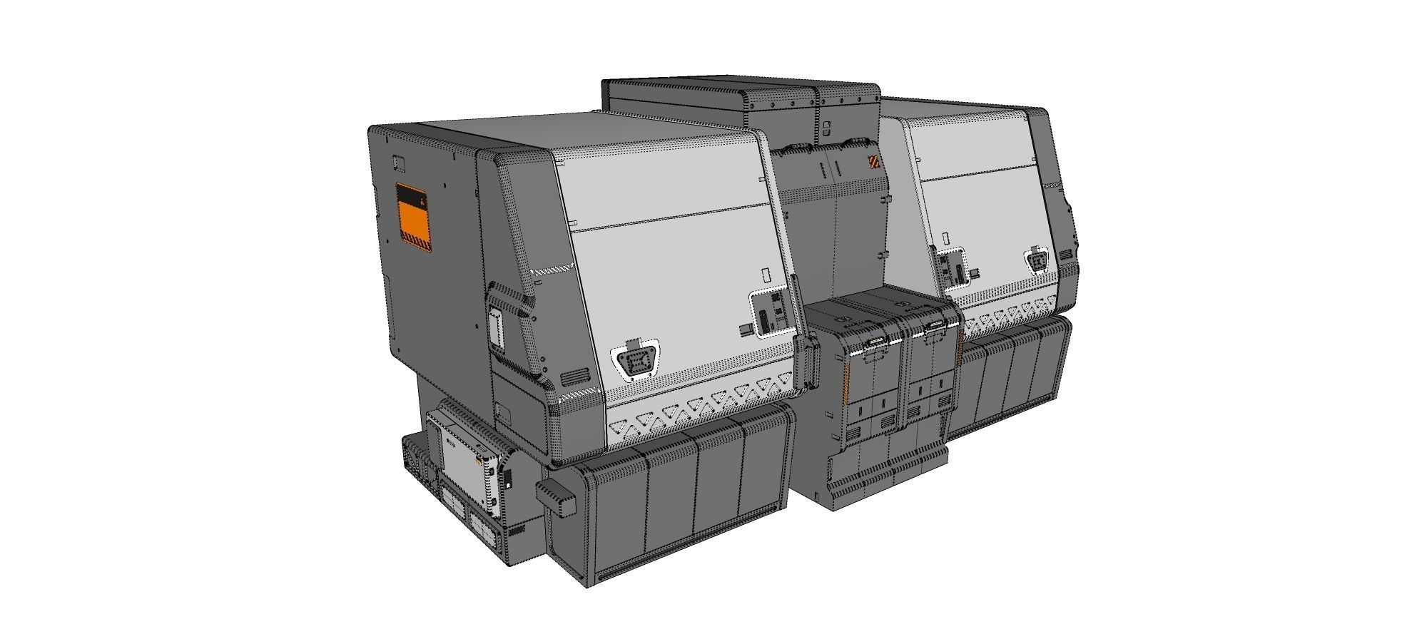 sci-fi Architecture kitbash 31 3D model_21