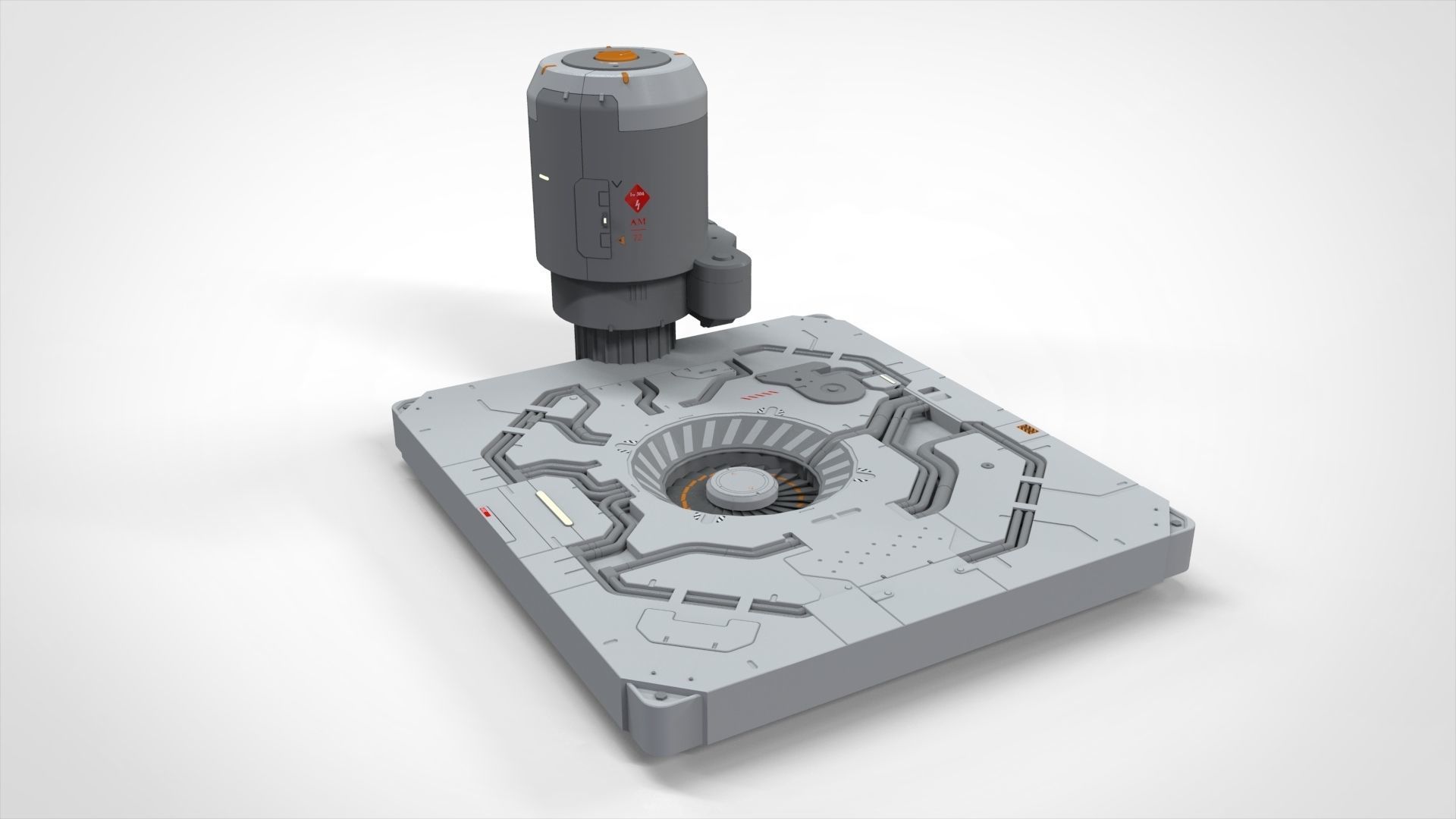 sci-fi Architecture kitbash 31 3D model_6