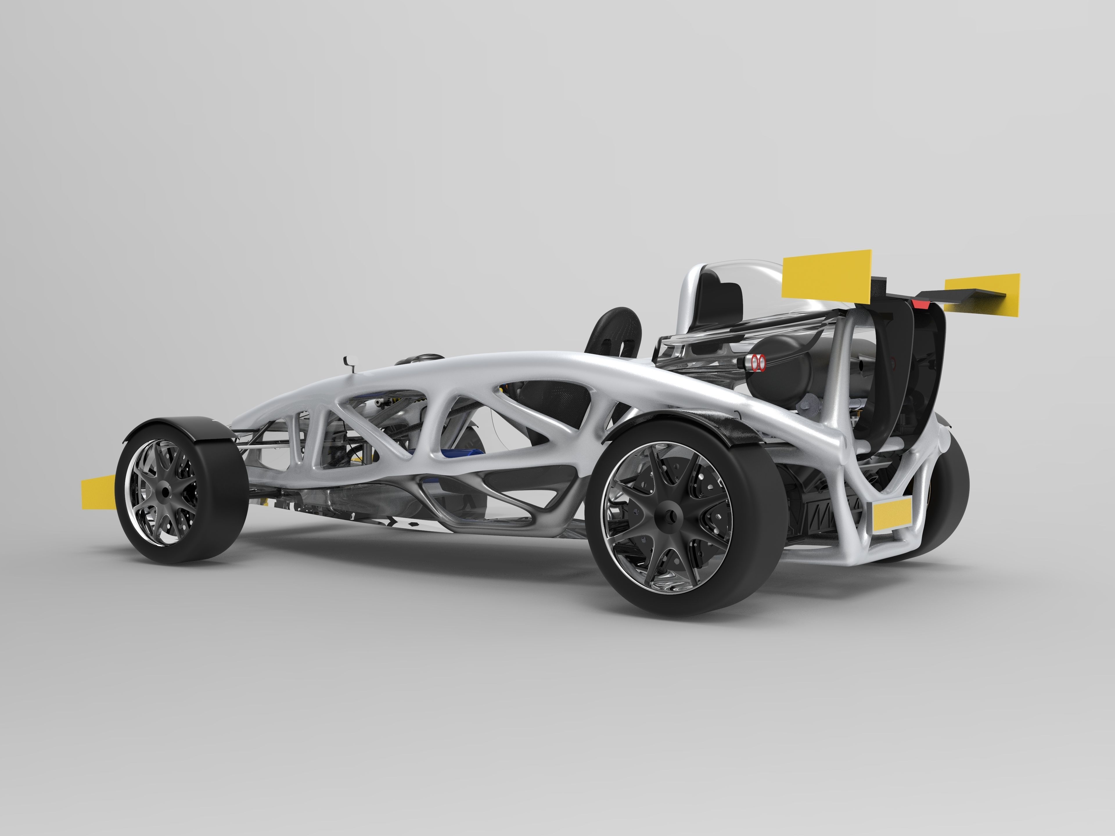 Ariel Atom generative design chassis 3D model_3