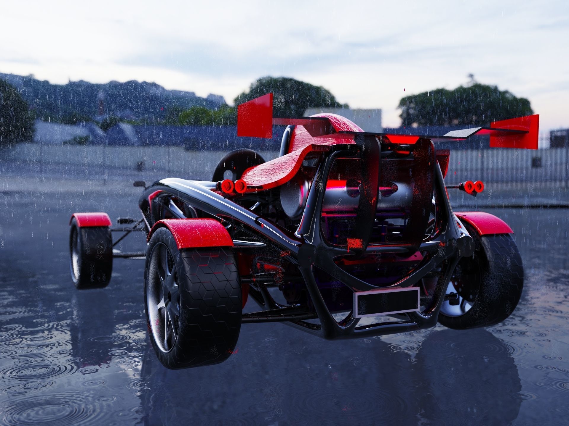 Ariel Atom generative design chassis 3D model_9