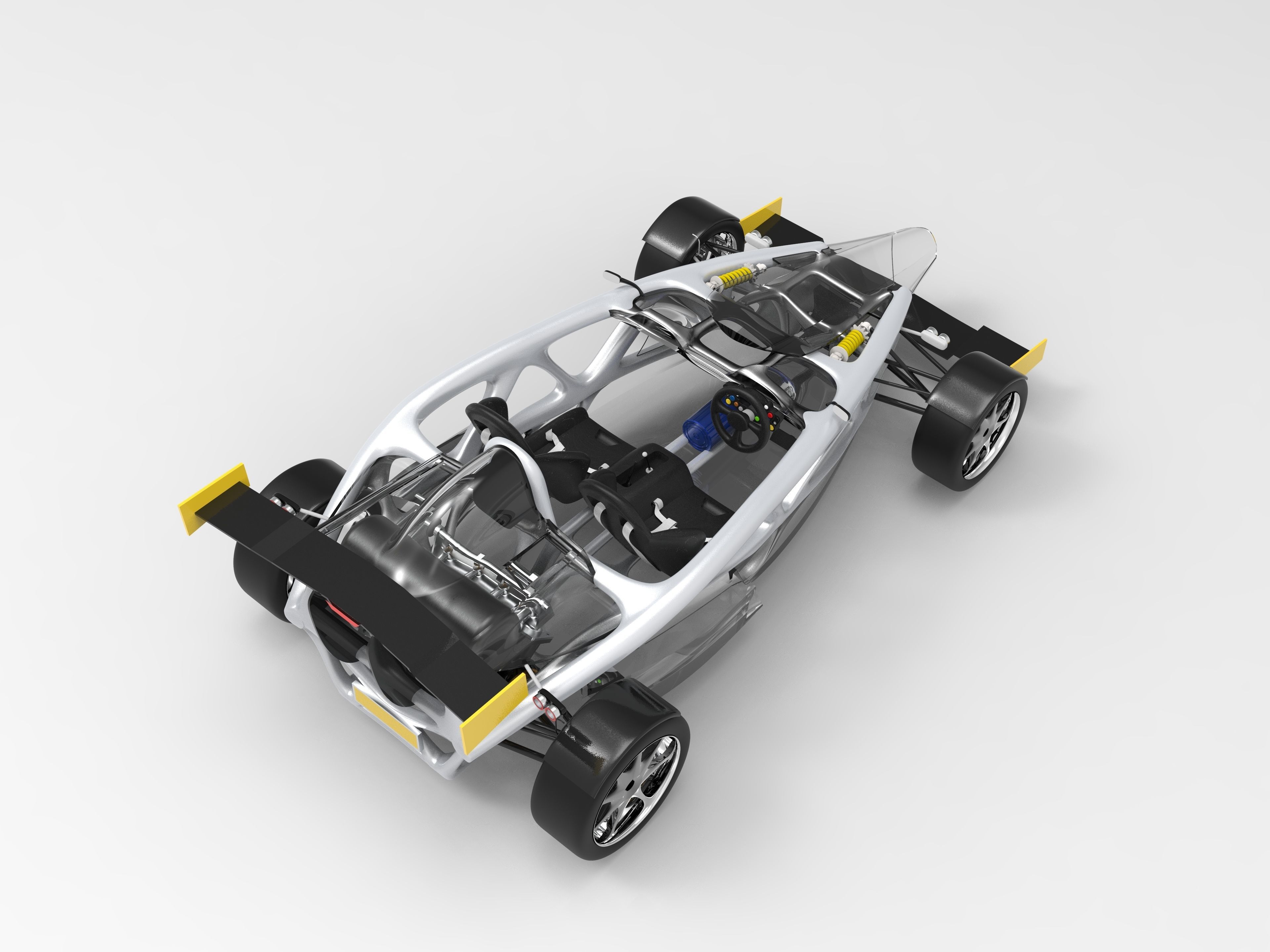 Ariel Atom generative design chassis 3D model_6