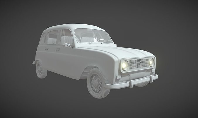 RENAULT 4L 3D model