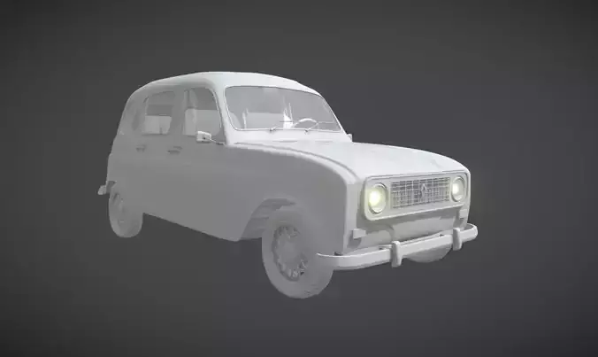 RENAULT 4L 3D model