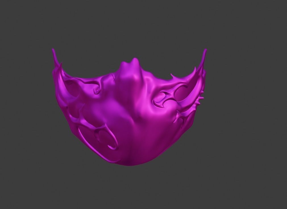 Mileena mask Mortal Kombat 11 - Visage of the Parkkon Goddess 3D print model_1