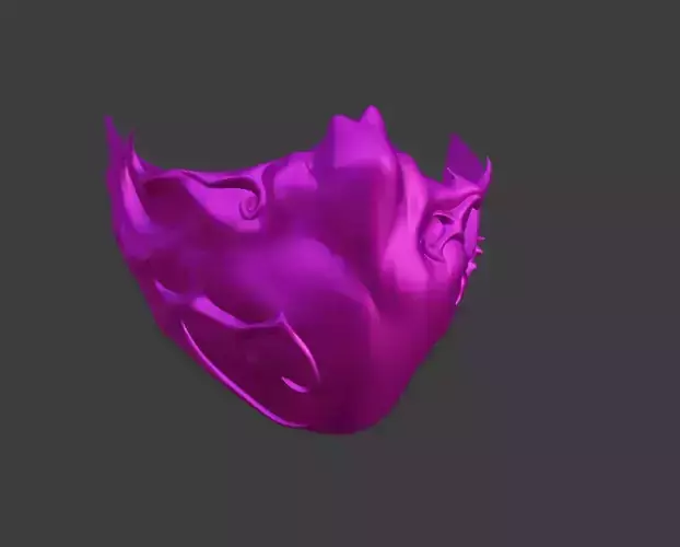 Mileena mask Mortal Kombat 11 - Visage of the Parkkon Goddess 3D print model