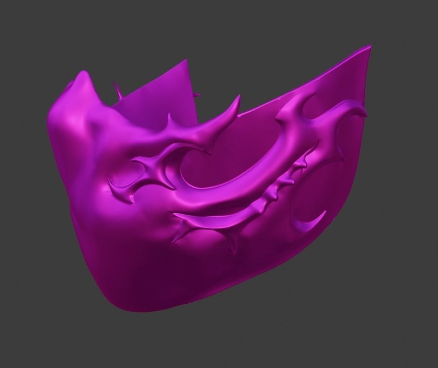 Mileena mask Mortal Kombat 11 - Visage of the Parkkon Goddess 3D print model_2