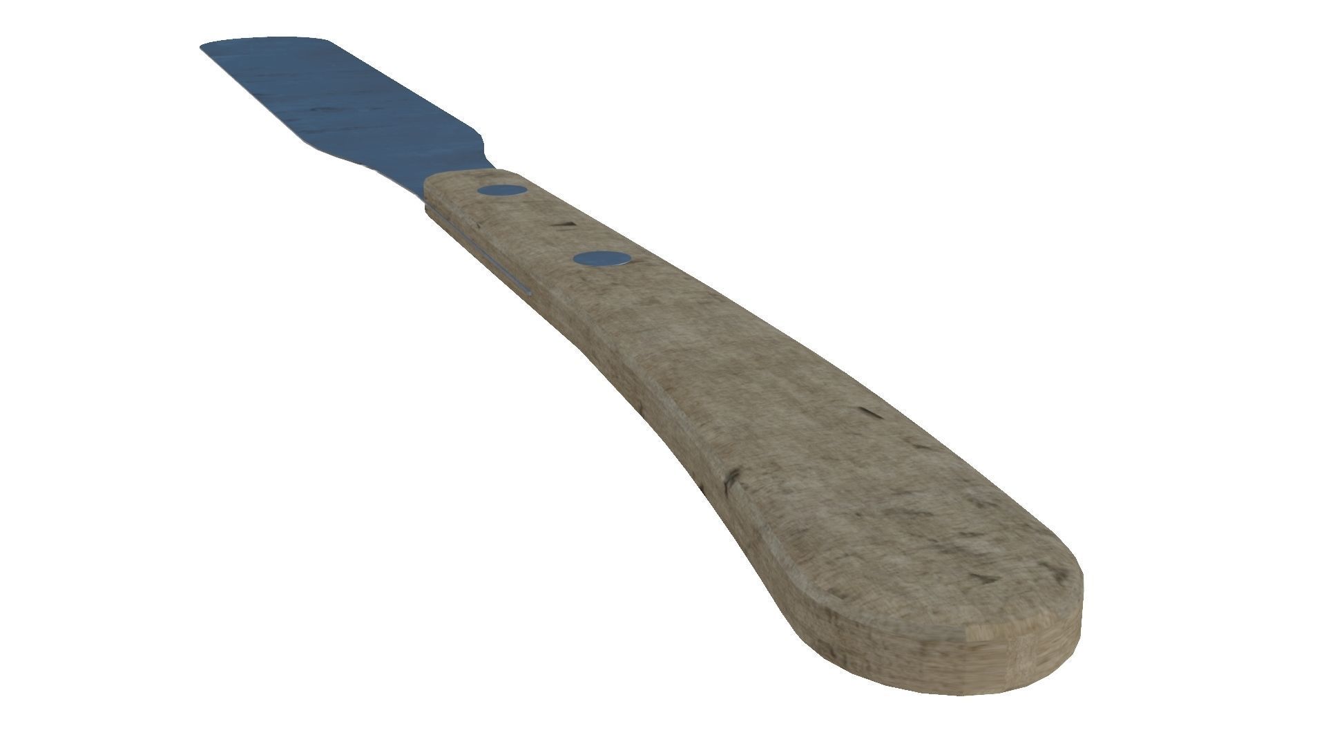 Butter Knife 3D Model Low-poly 3D model_4