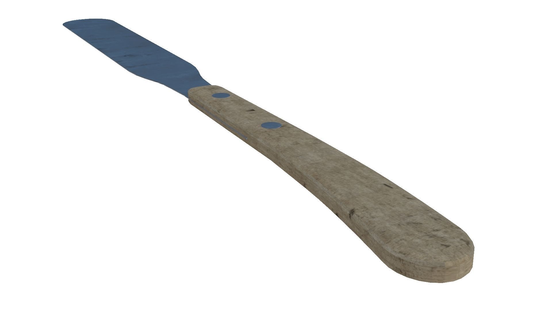 Butter Knife 3D Model Low-poly 3D model_11