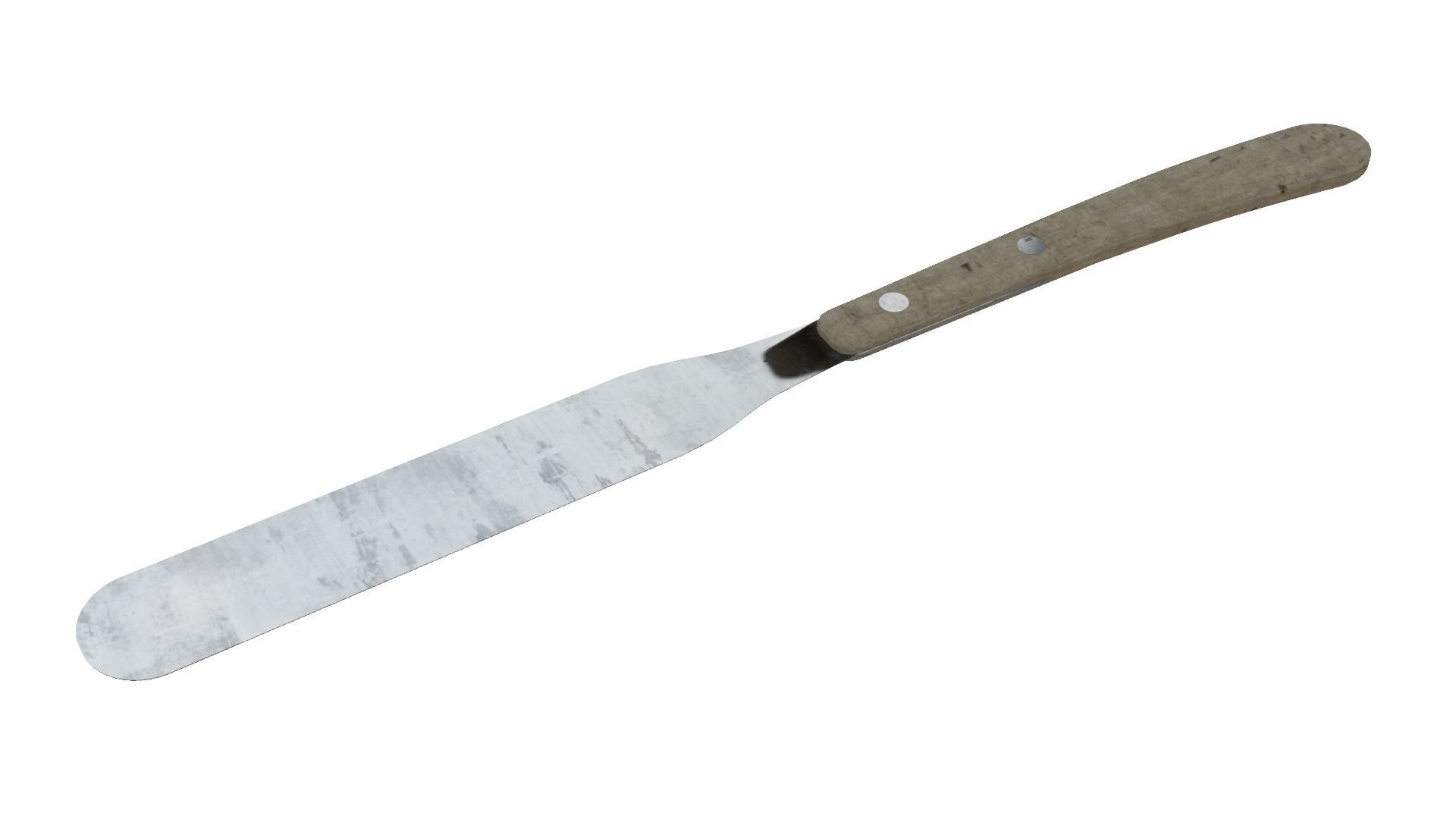 Butter Knife 3D Model Low-poly 3D model_7