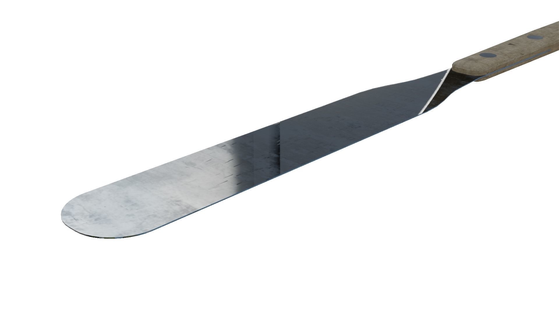Butter Knife 3D Model Low-poly 3D model_1