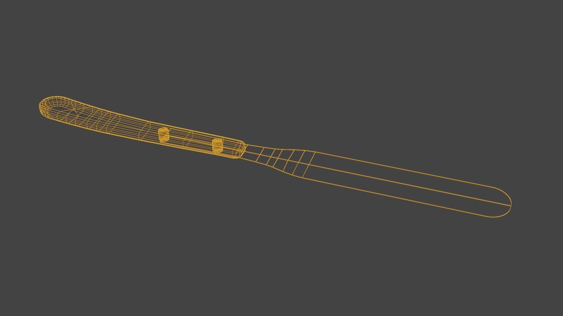 Butter Knife 3D Model Low-poly 3D model_6