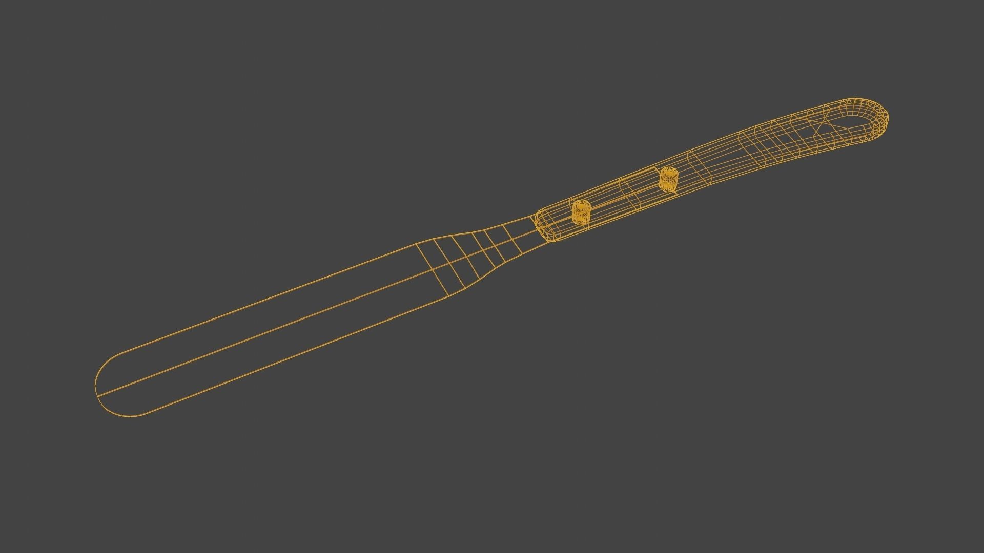 Butter Knife 3D Model Low-poly 3D model_12