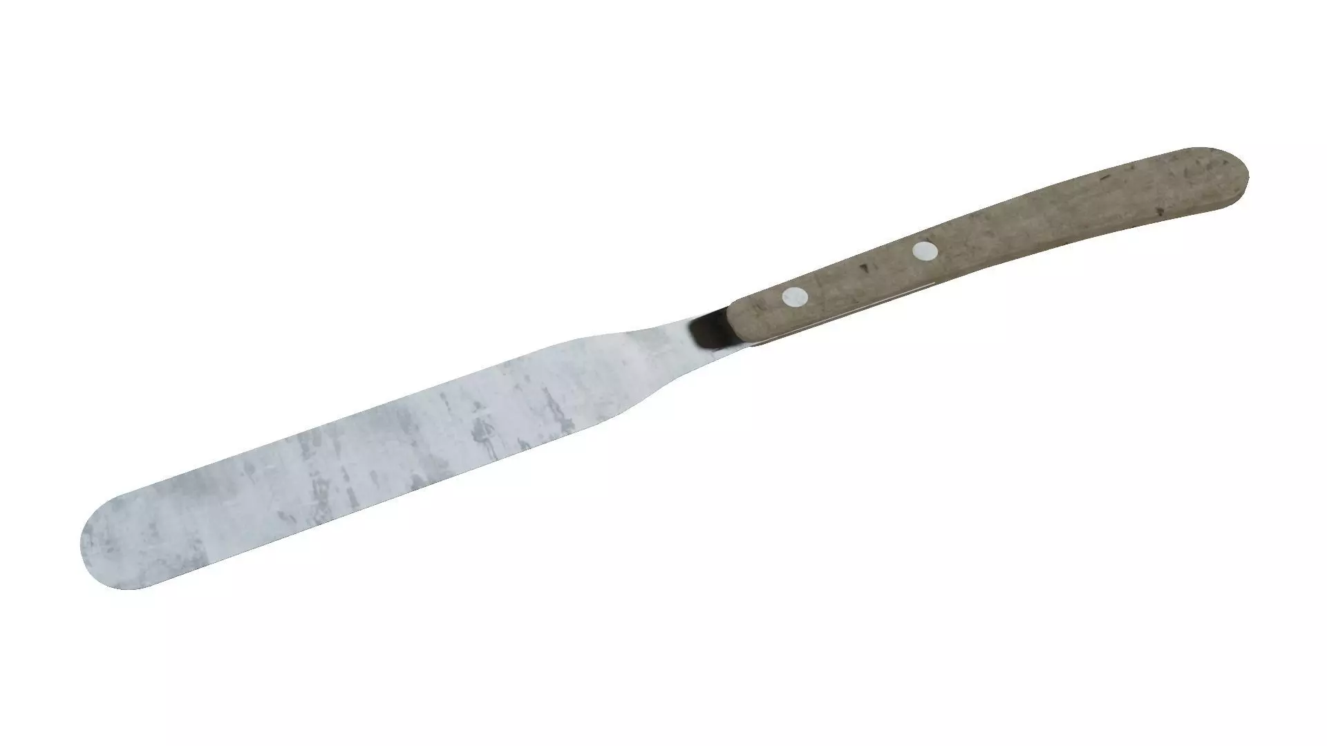 Butter Knife 3D Model Low-poly 3D model_0