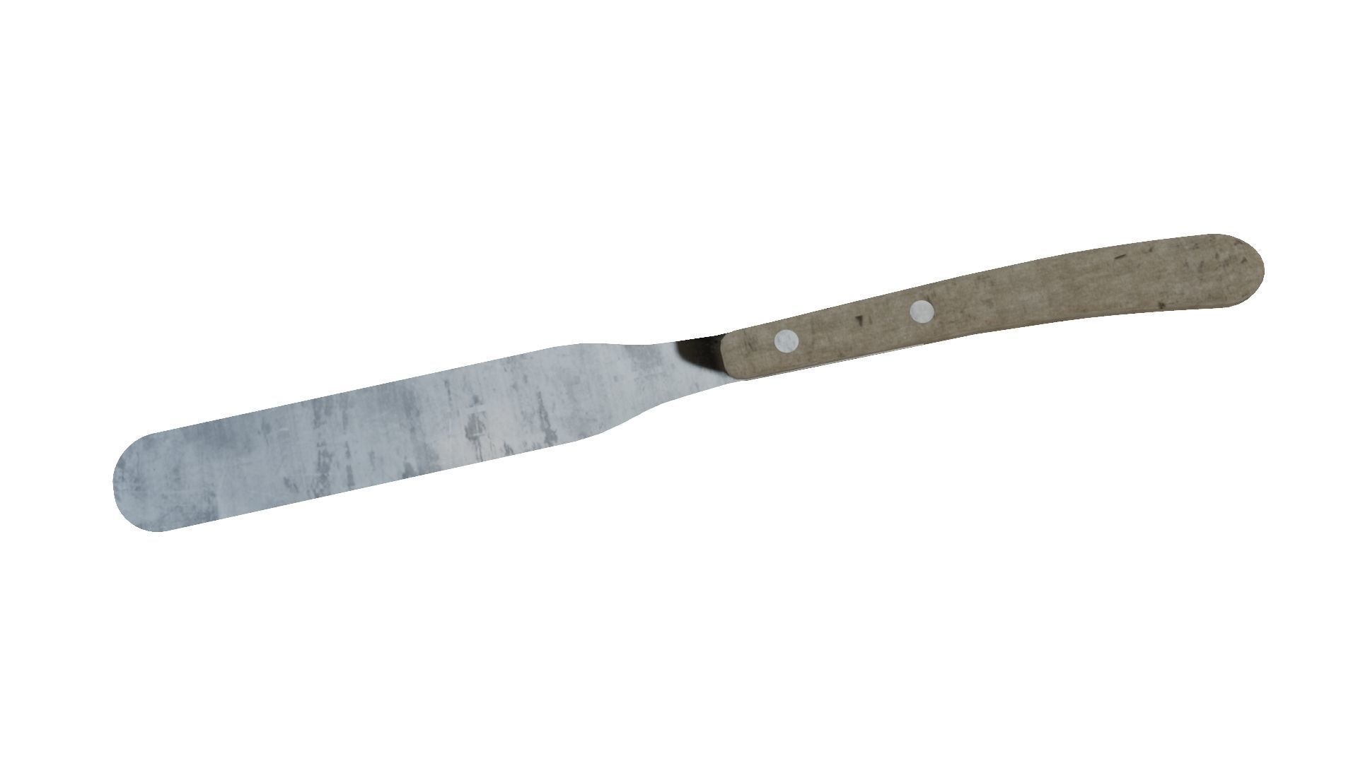 Butter Knife 3D Model Low-poly 3D model_2