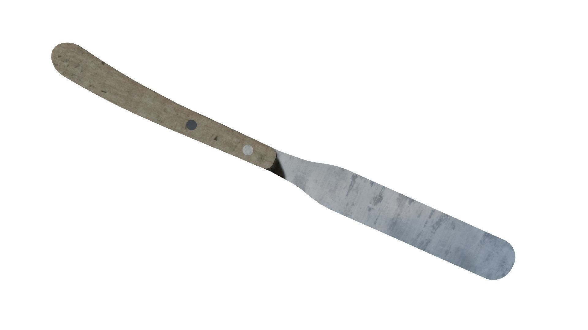 Butter Knife 3D Model Low-poly 3D model_13