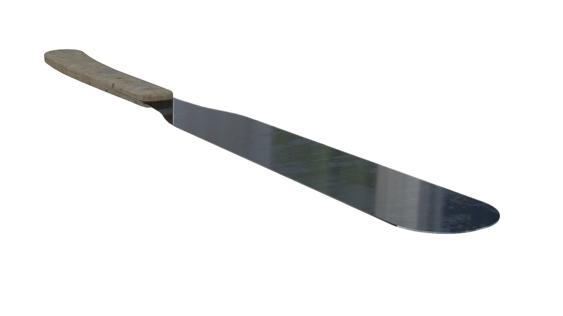 Butter Knife 3D Model Low-poly 3D model_8