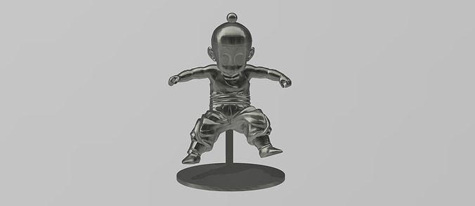 Chiaotzu from Dragon Ball z 3D print model