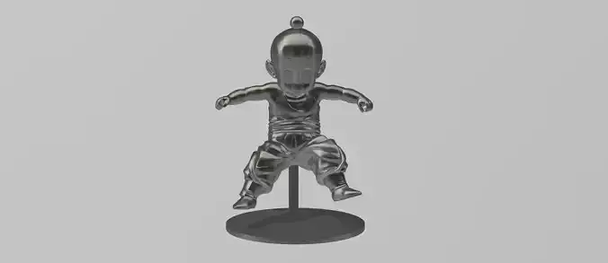 Chiaotzu from Dragon Ball z 3D print model
