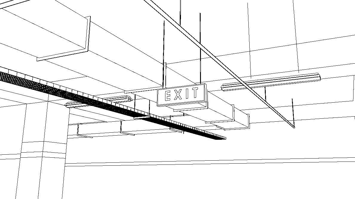 CARPARK parking garage with cars parked in it Low-poly 3D model_34