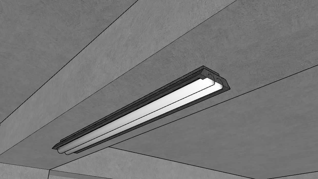 CARPARK parking garage with cars parked in it Low-poly 3D model_29