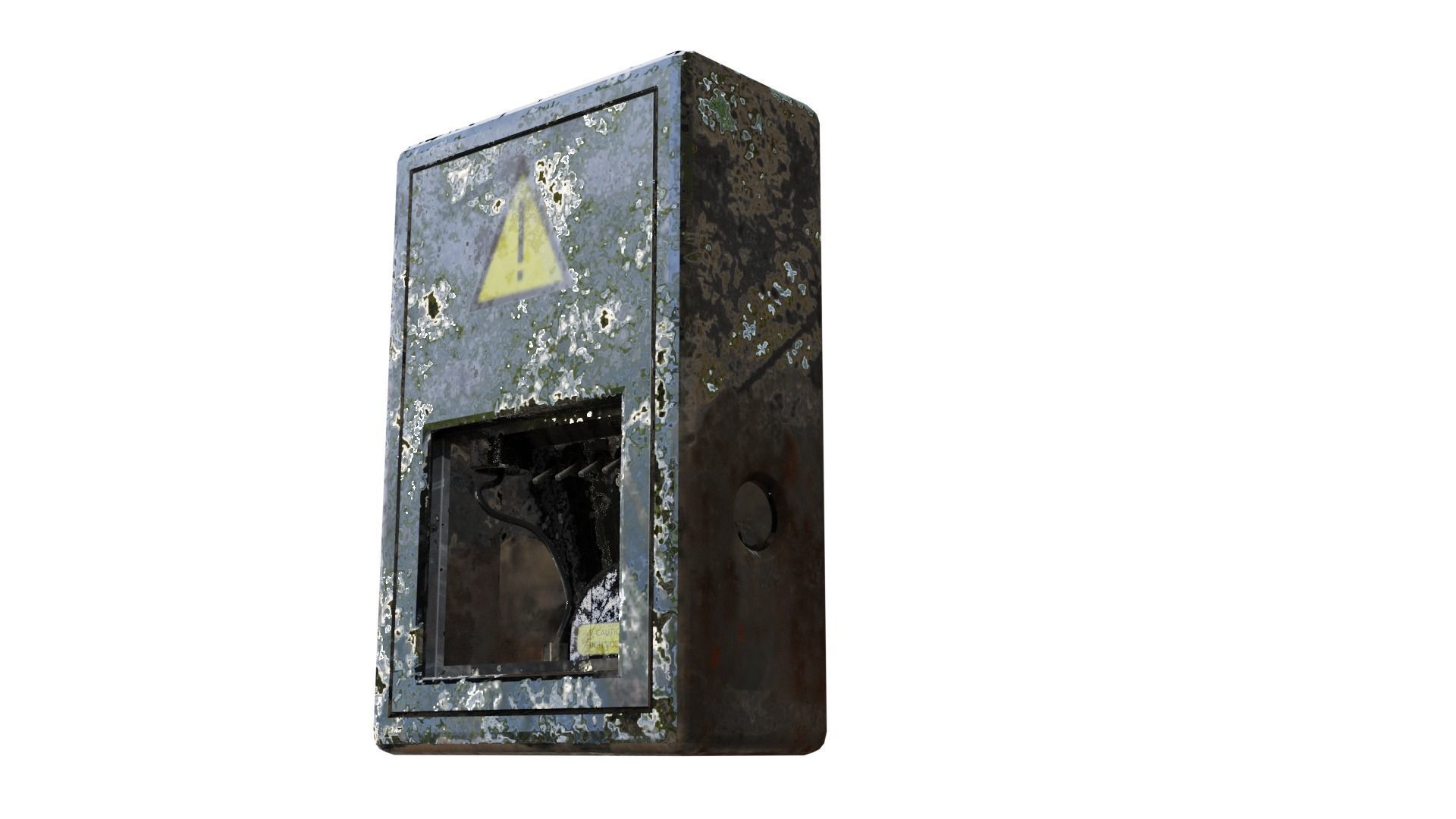 3D model 3D Electrical Box VR / AR / low-poly OBJ FBX BLEND