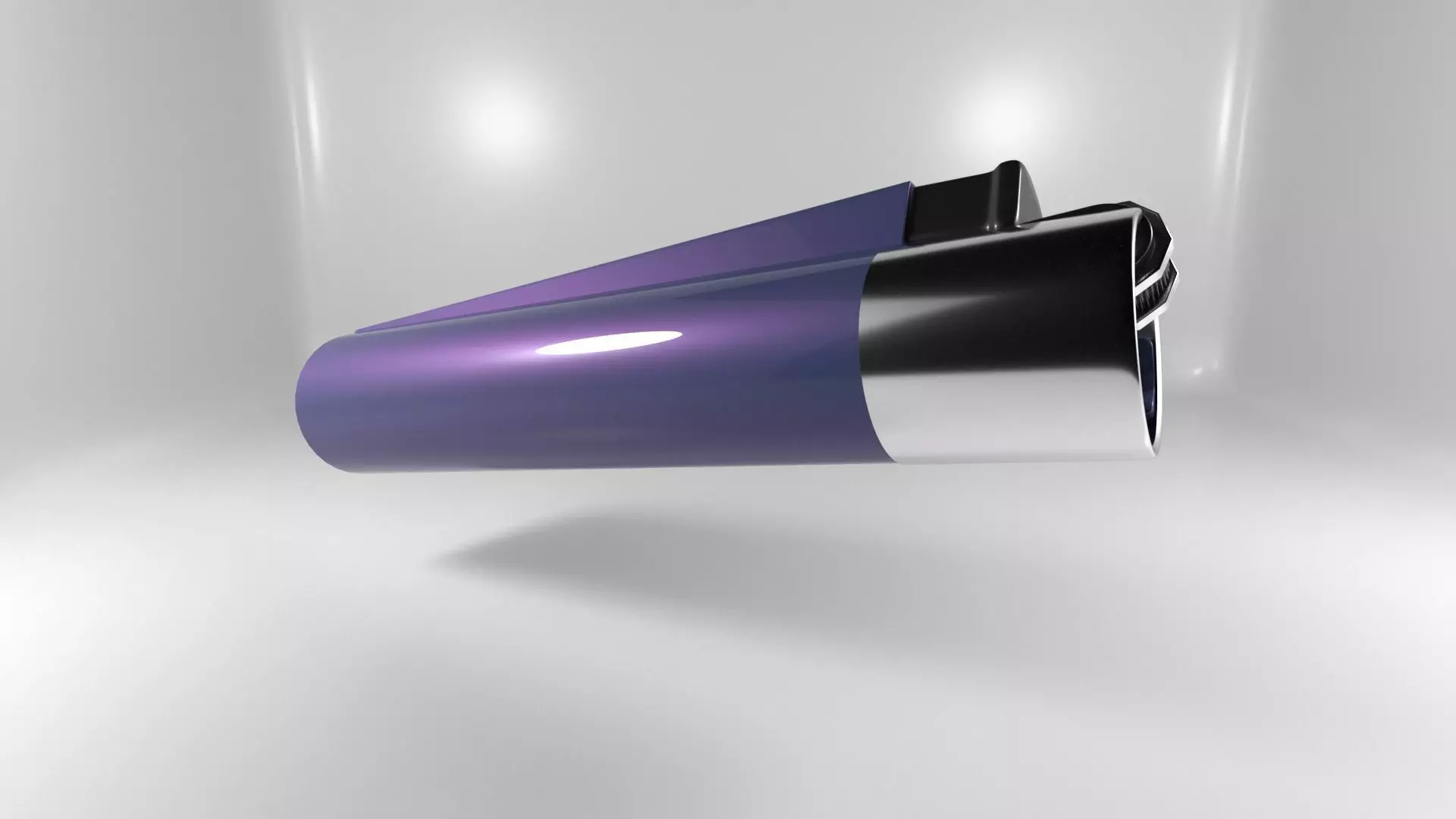 Clipper Lighter 3D model_0