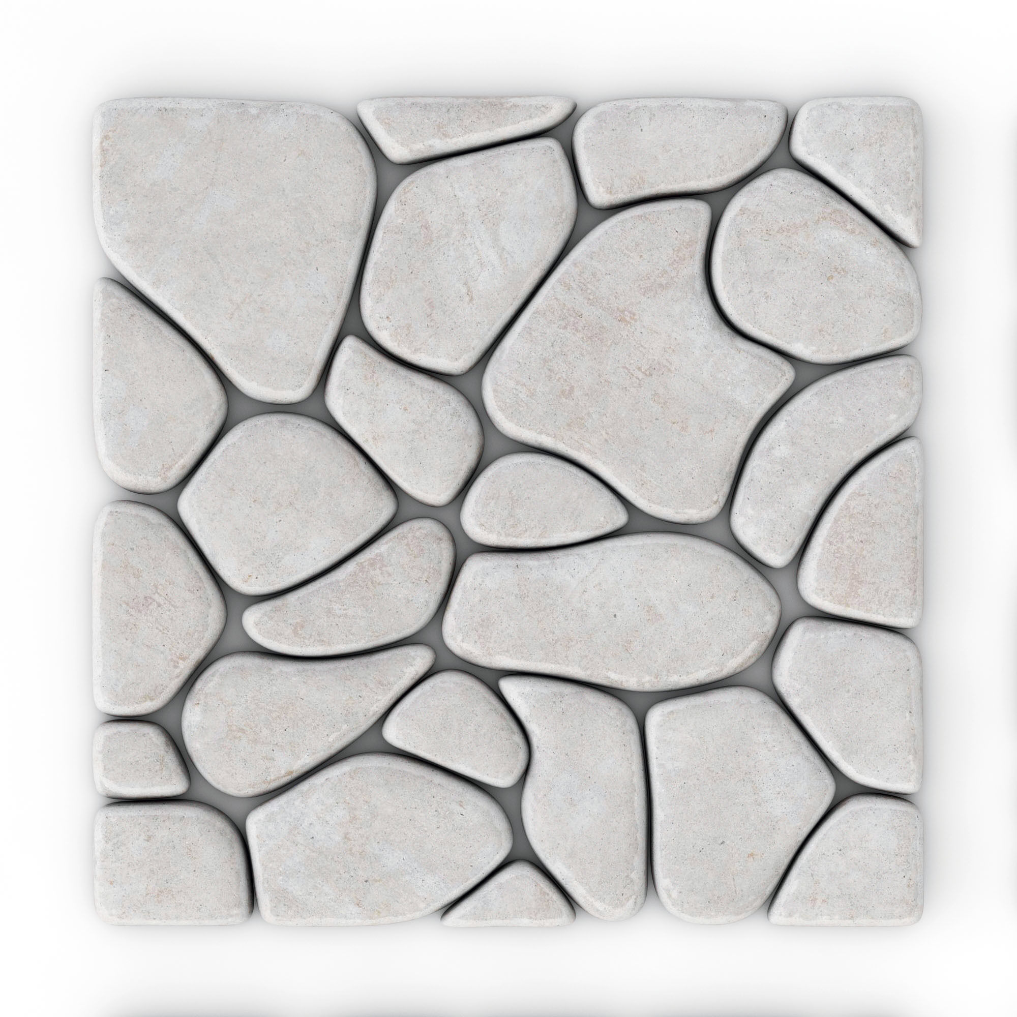 Panel windows  river pebble n1 3D model_6